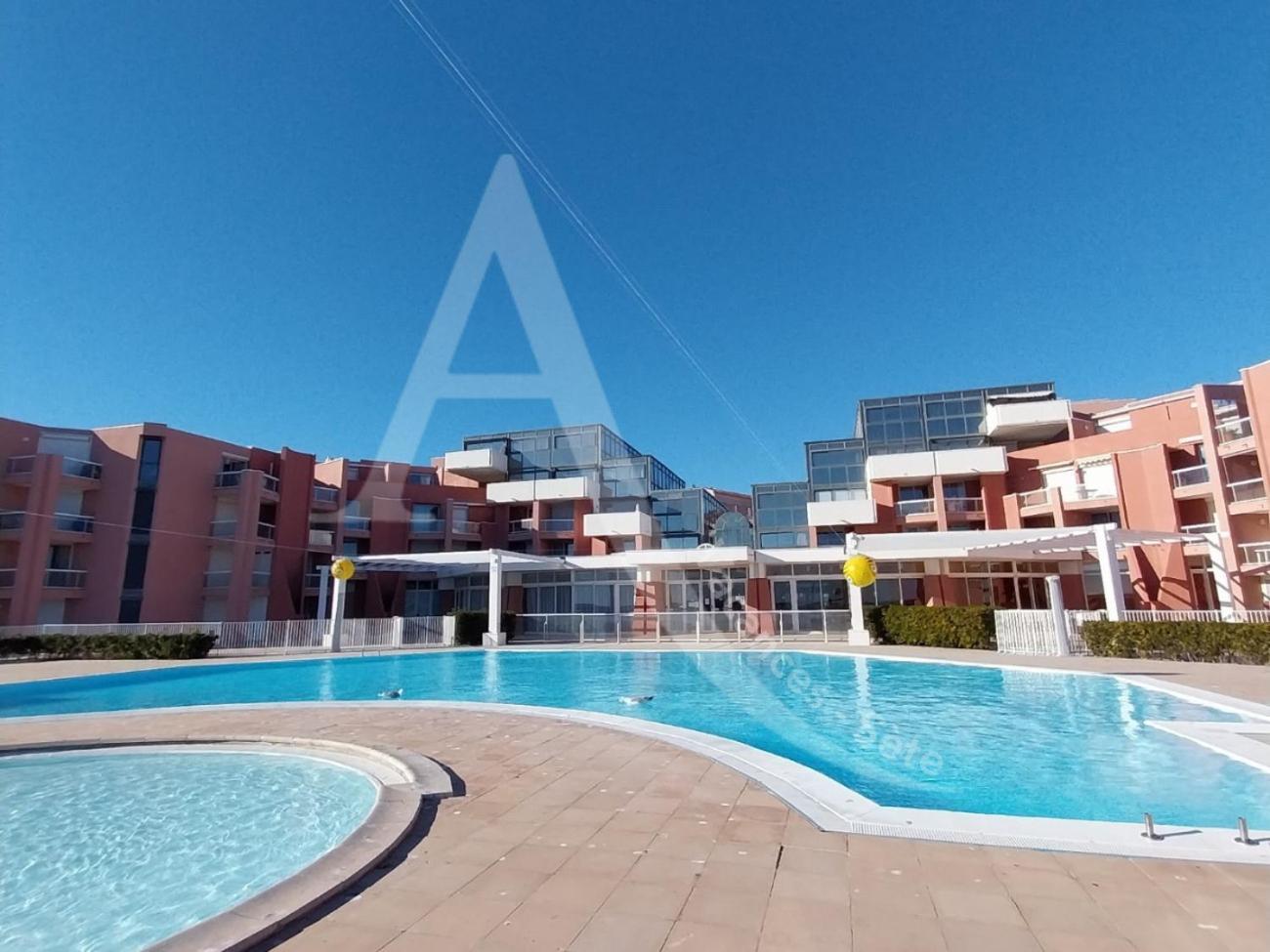 Studio Vue Mer Avec Pkg, Piscine, Tennis, Plage Direct Sète Extérieur photo