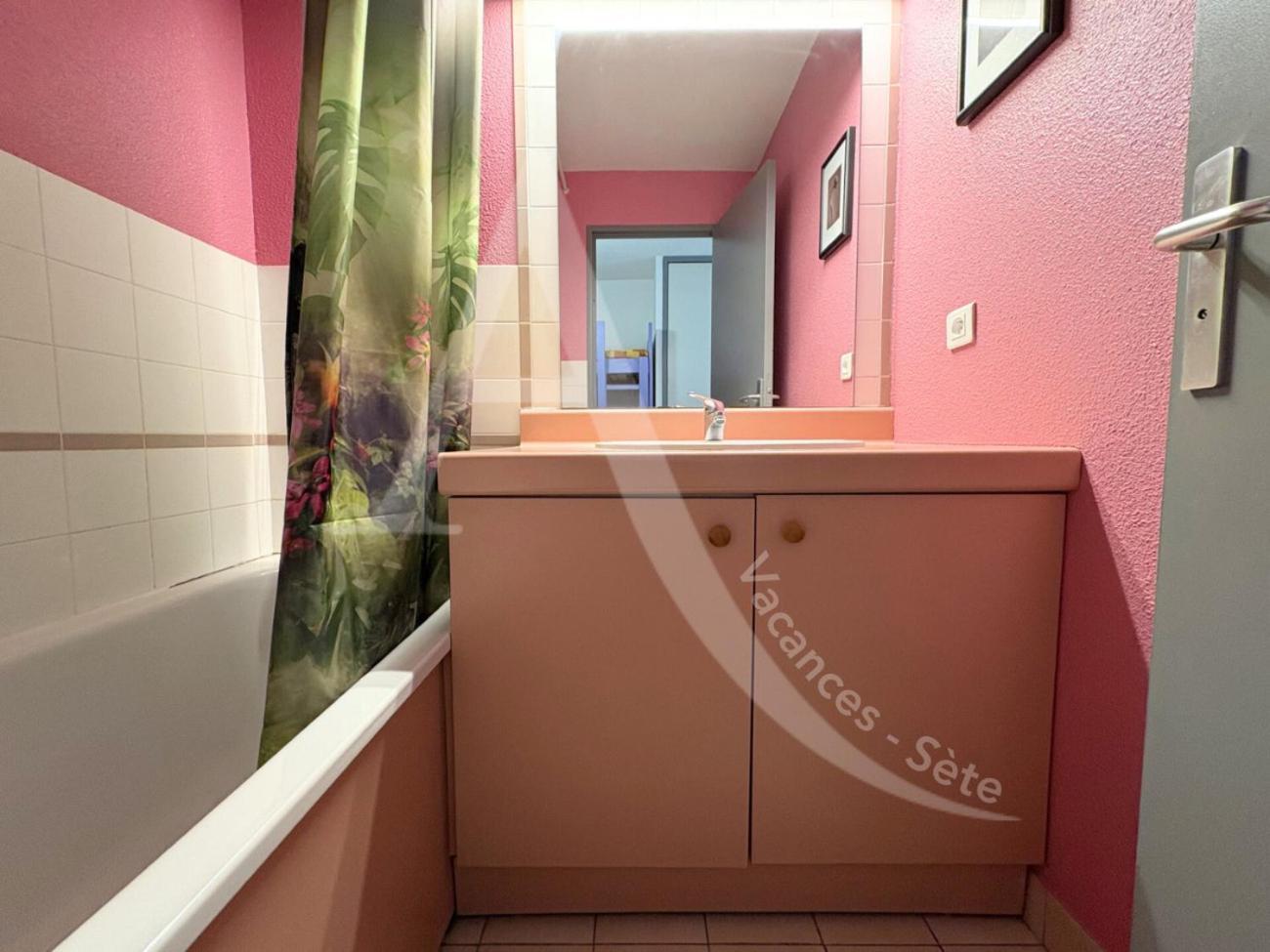 Studio Vue Mer Avec Pkg, Piscine, Tennis, Plage Direct Sète Extérieur photo