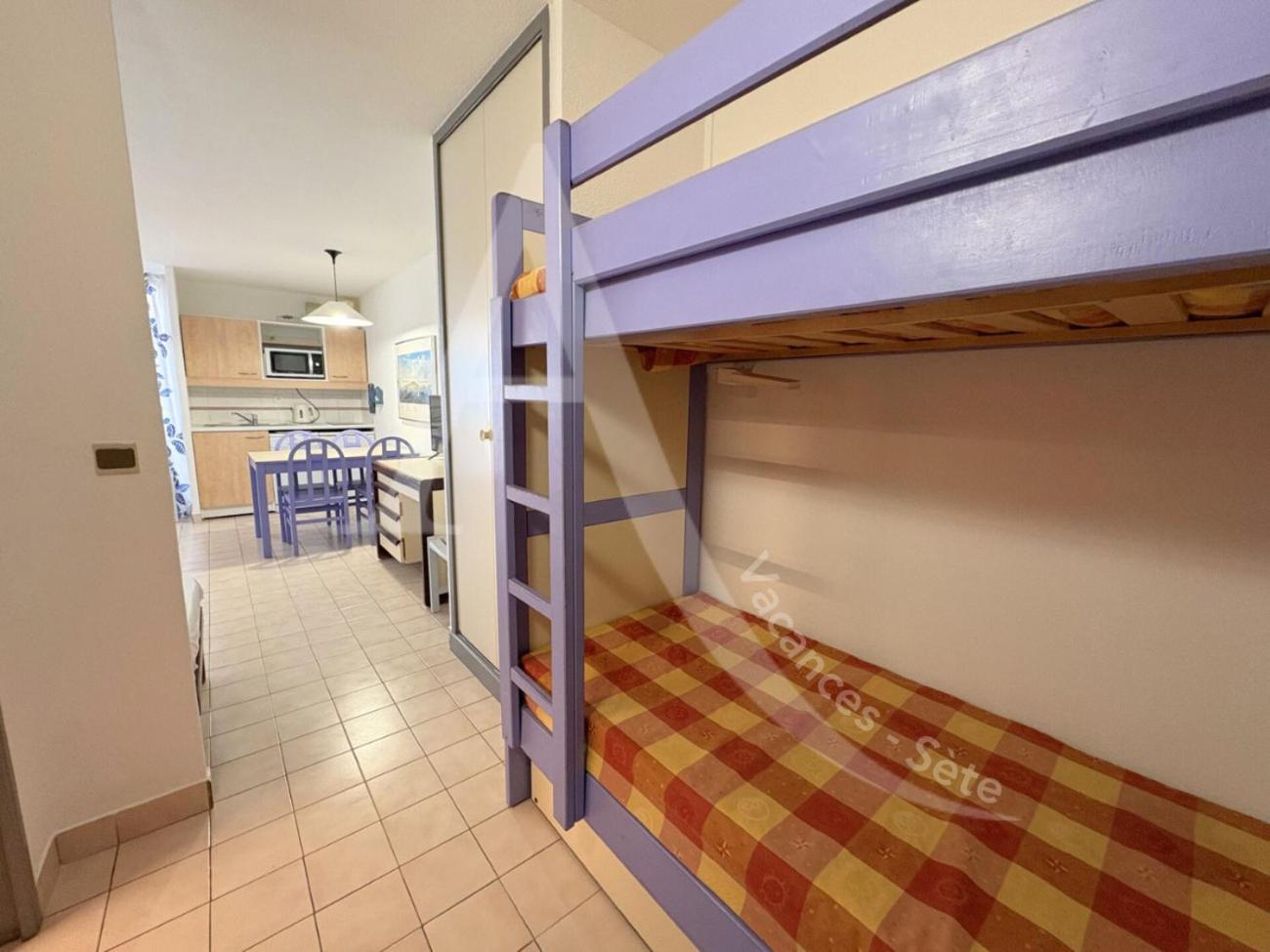 Studio Vue Mer Avec Pkg, Piscine, Tennis, Plage Direct Sète Extérieur photo