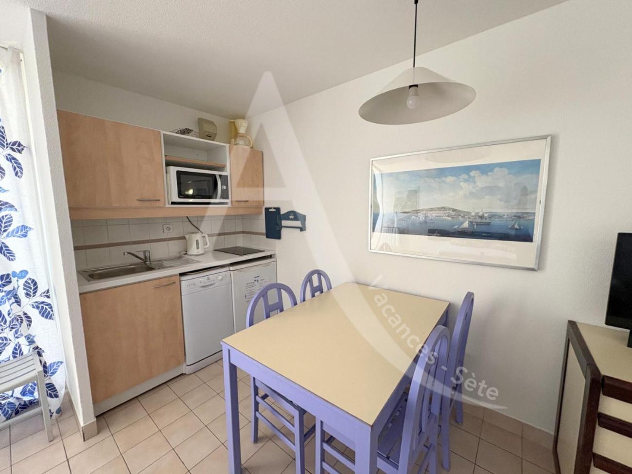 Studio Vue Mer Avec Pkg, Piscine, Tennis, Plage Direct Sète Extérieur photo